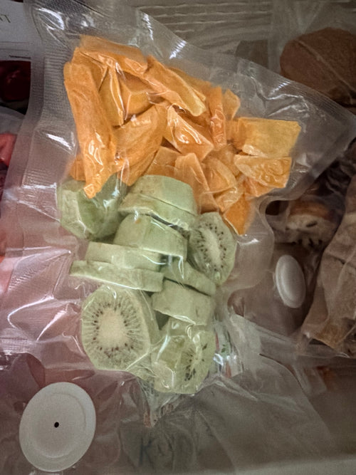 Small-batch freeze-dried tropical fruit assortment from Coastal Freeze Co.