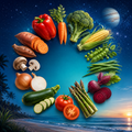 Illustrated Coastal Freeze Co. made-to-order vegetable catalog